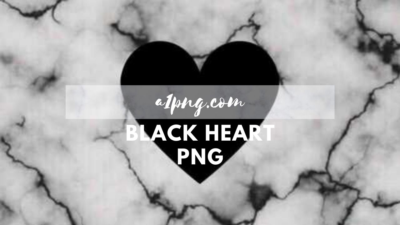 Best 40+]» Black Heart PNG, ClipArt [HD Background]