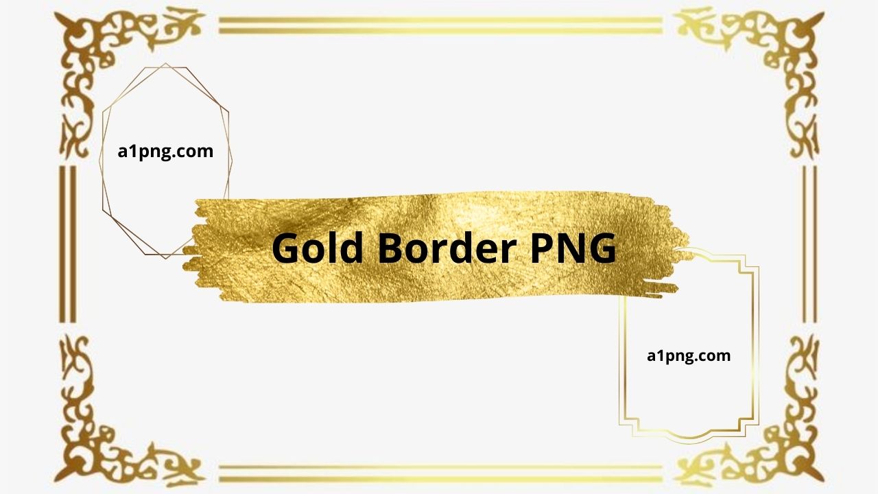 [Best 30+]» Gold Border PNG» ClipArt, Logo & HD Background