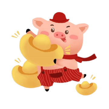 gold-png-pig-png-17